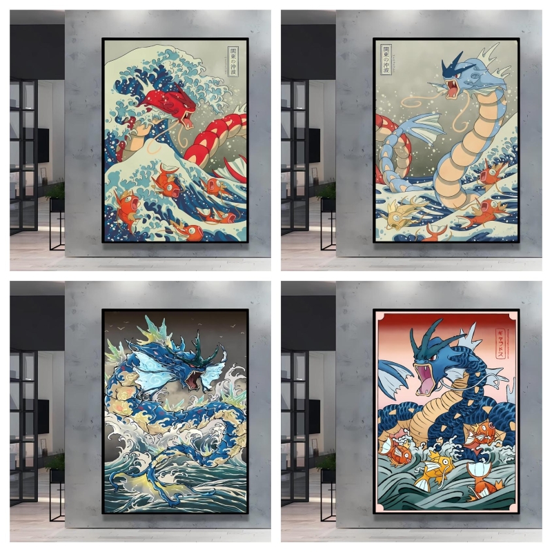 Resin Art Anime - Pôster de arte de parede com