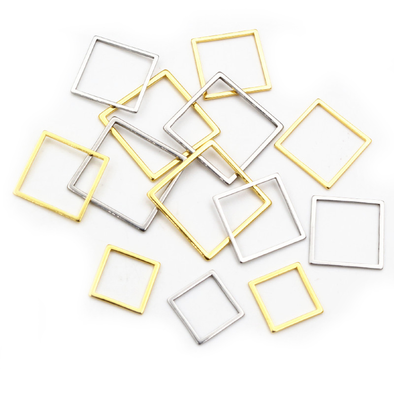 Bezels Pendant Resin - 20pcs 3 Tamanho Molduras Praça Charme
