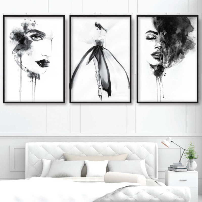 Resin Art Gallery - Pintura a Tinta, Impressões em Preto