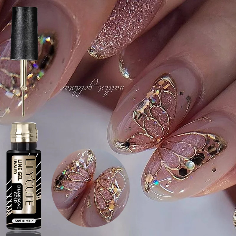 Resin Art Of Rose - LILYCUTE 5ml Super Brilhante Pintura Metálica