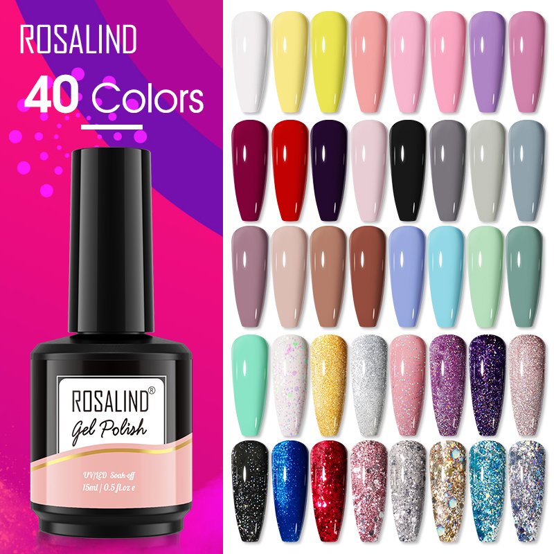 Resin Art All - Esmalte em gel com glitter ROSALIND