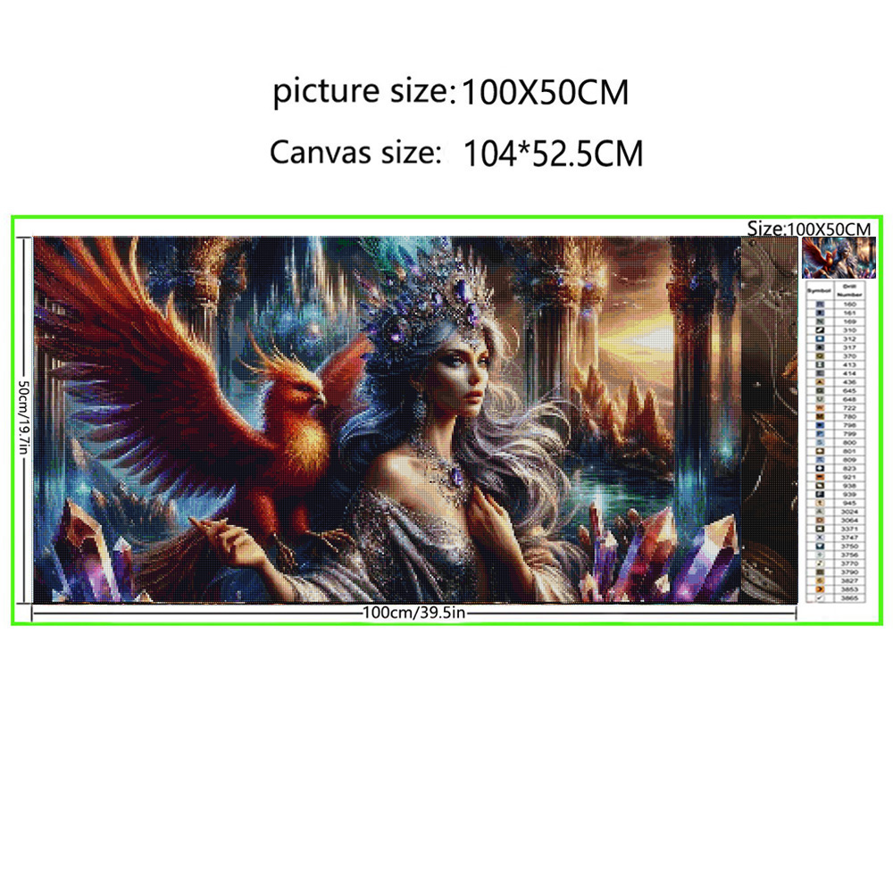 Grande diy pintura diamante mu - Resin Art World avaliação e preço