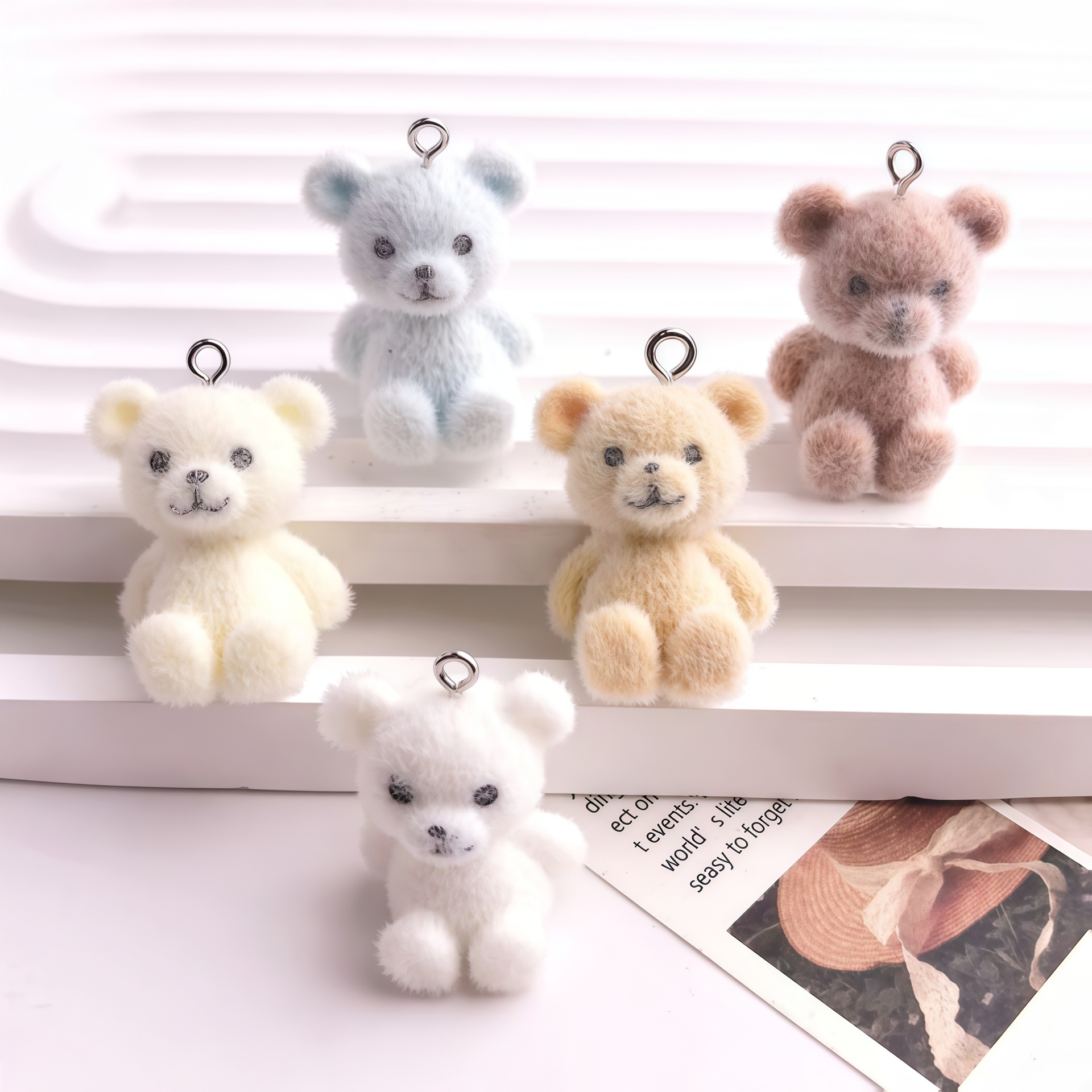 5 peças de Charms de Resina em - Resin Art Toys avaliação e preço