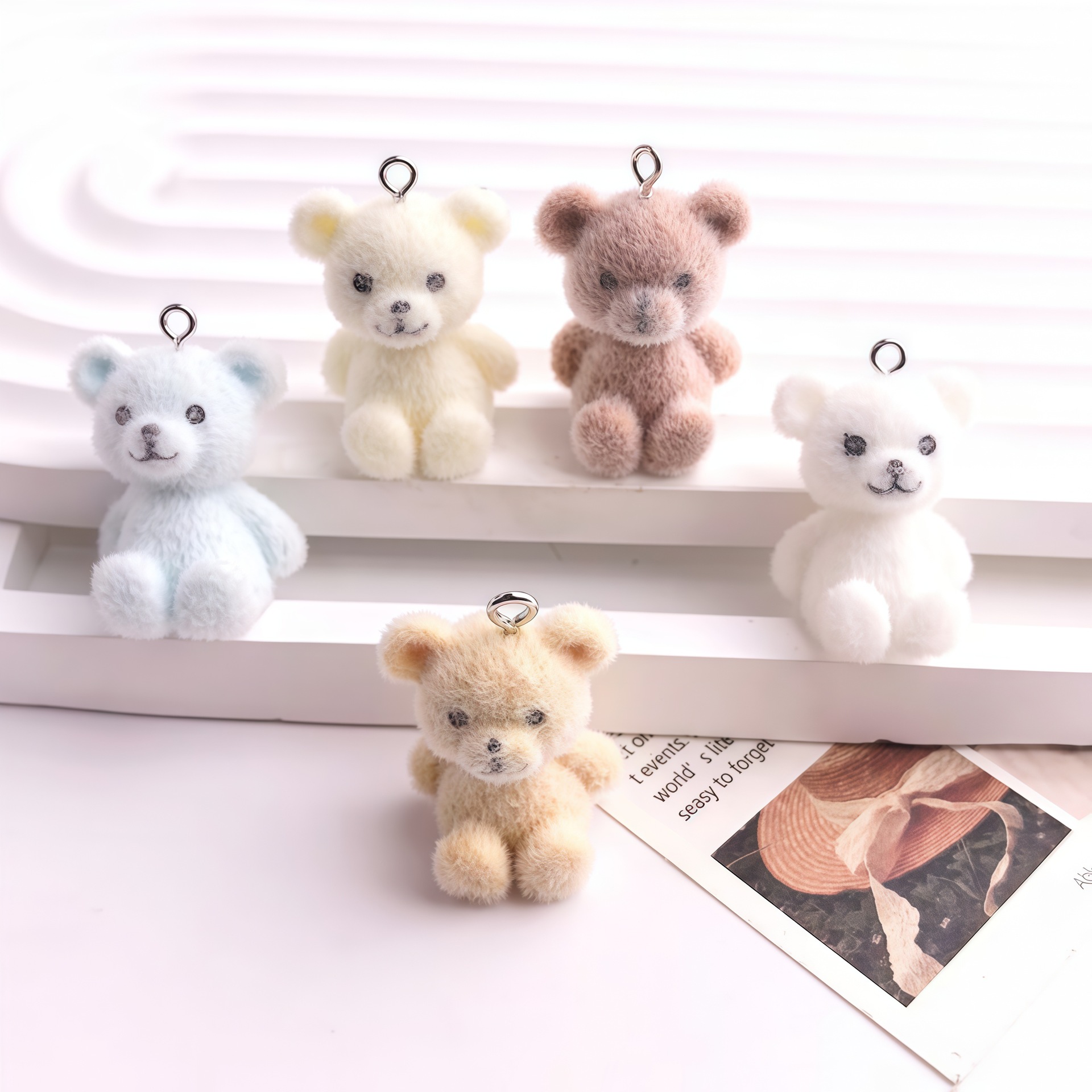 5 peças de Charms de Resina em - Resin Art Toys avaliação e preço