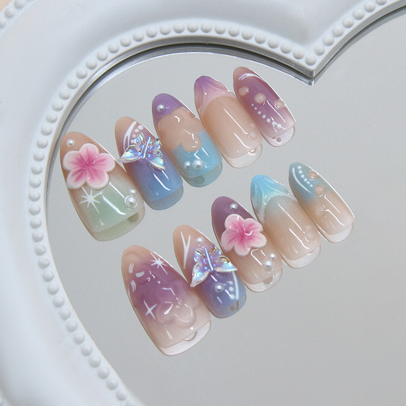 30 Unidades de Unhas Postiças  - Resin Art Design For Wedding avaliação e preço
