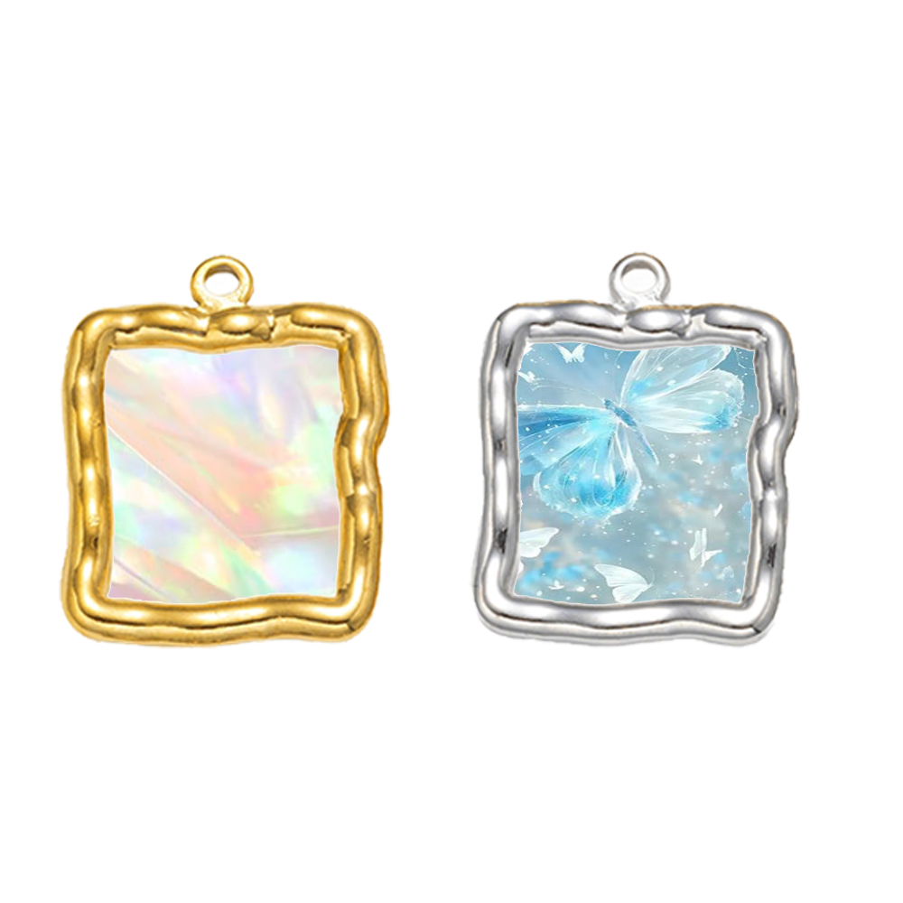 5 pçs de aço inoxidável coraçã - Bezels Pendant Resin avaliação e preço