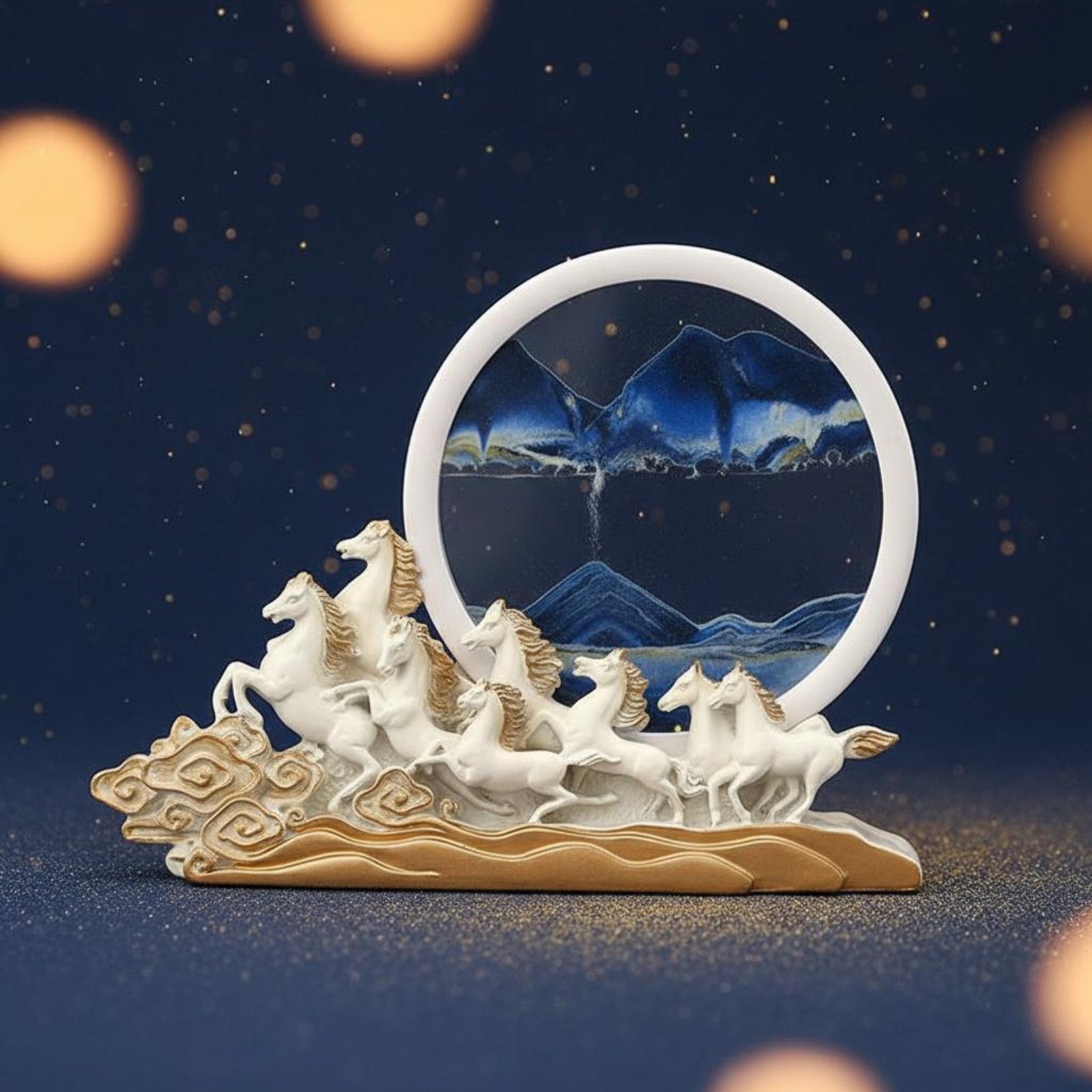 Escultura de Cavalo em Areia:  - Resin Art Design Ideas avaliação e preço