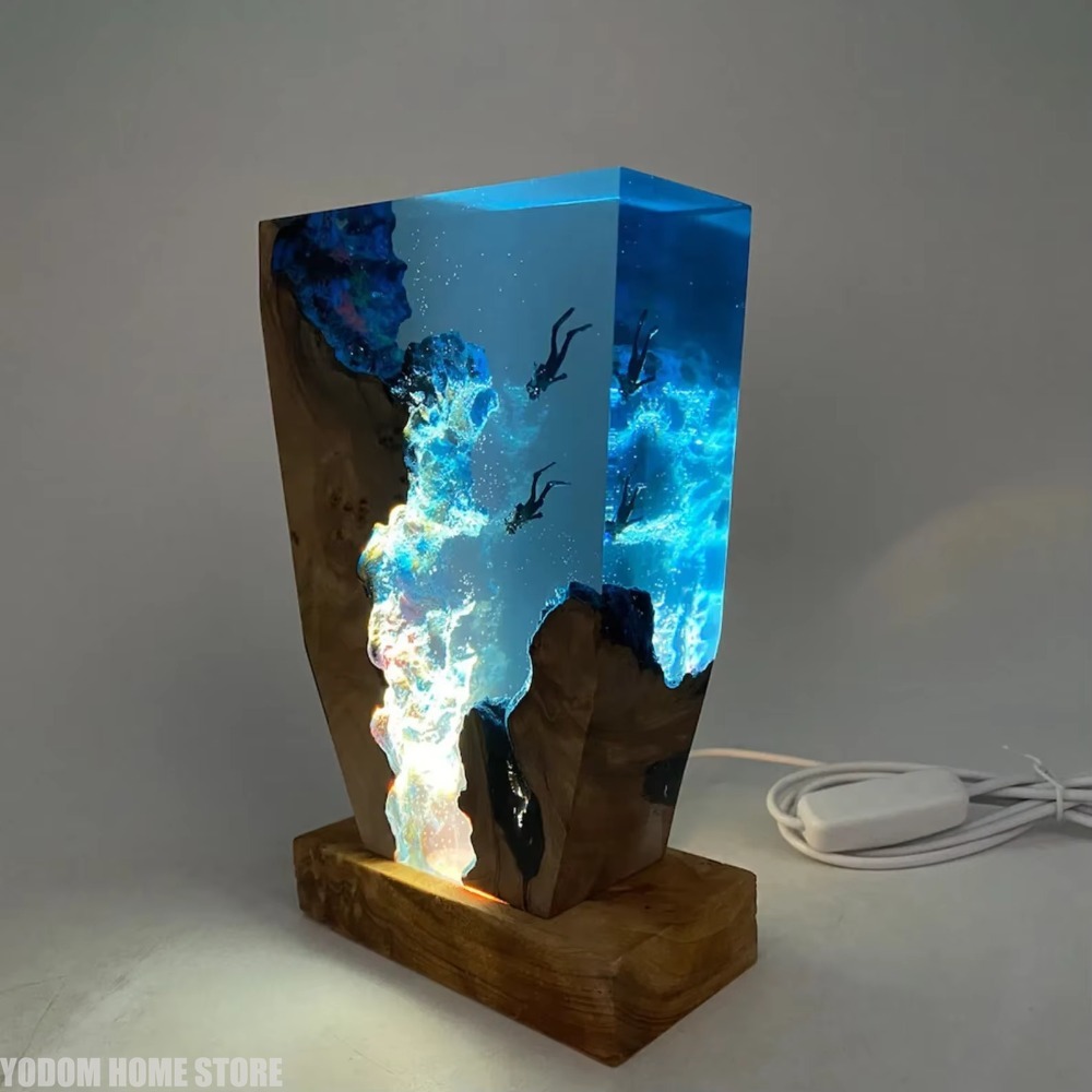 Nova Luminária de Mesa de Resi - Resin Art World avaliação e preço