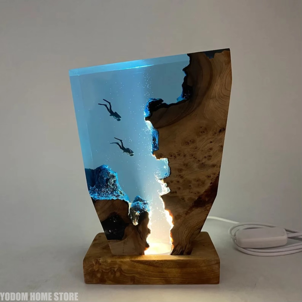 Nova Luminária de Mesa de Resi - Resin Art World avaliação e preço