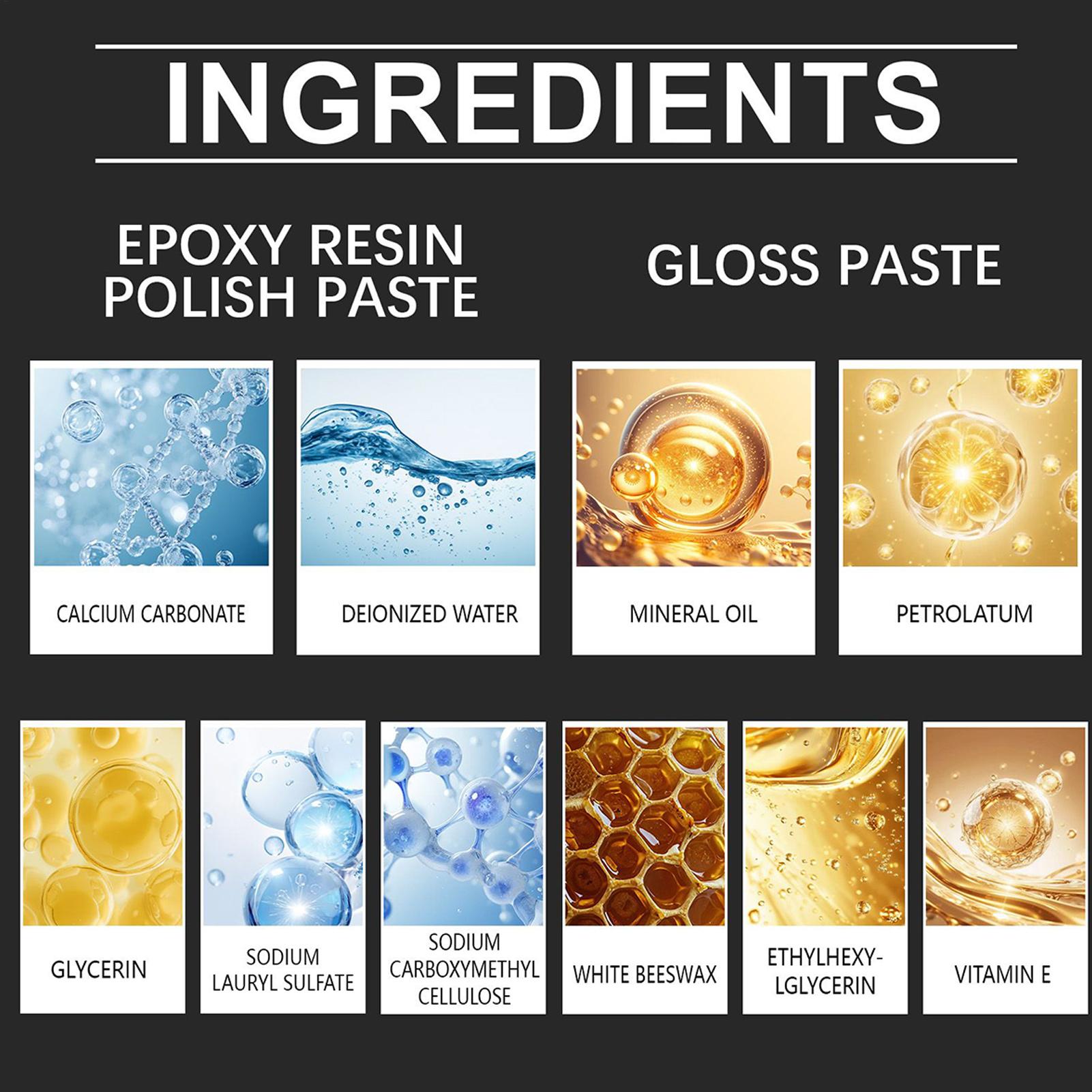 Kit de polimento de resina epó - Resin Art Kit For Beginners avaliação e preço