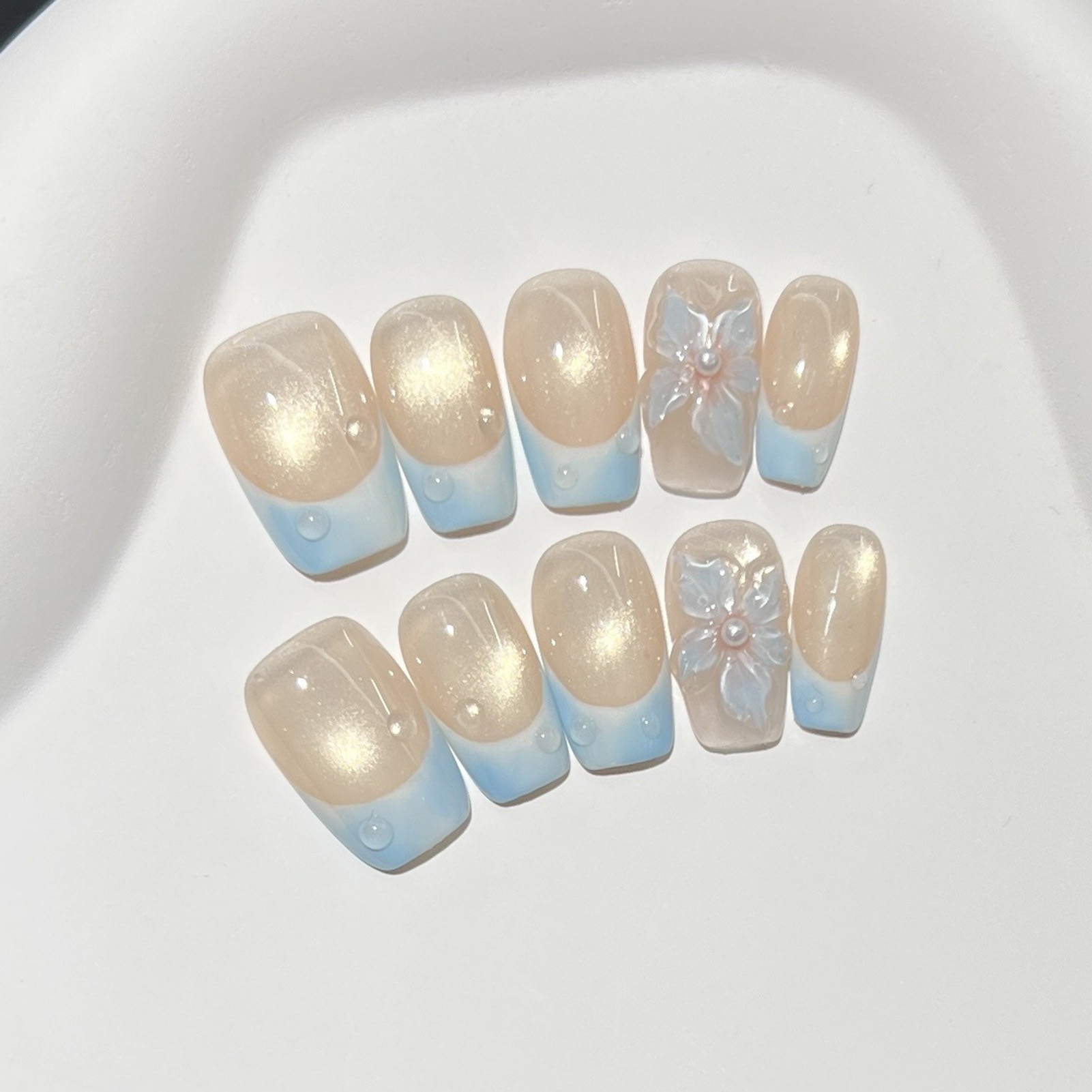 10 peças de unhas postiças cur - Resin Art Use avaliação e preço
