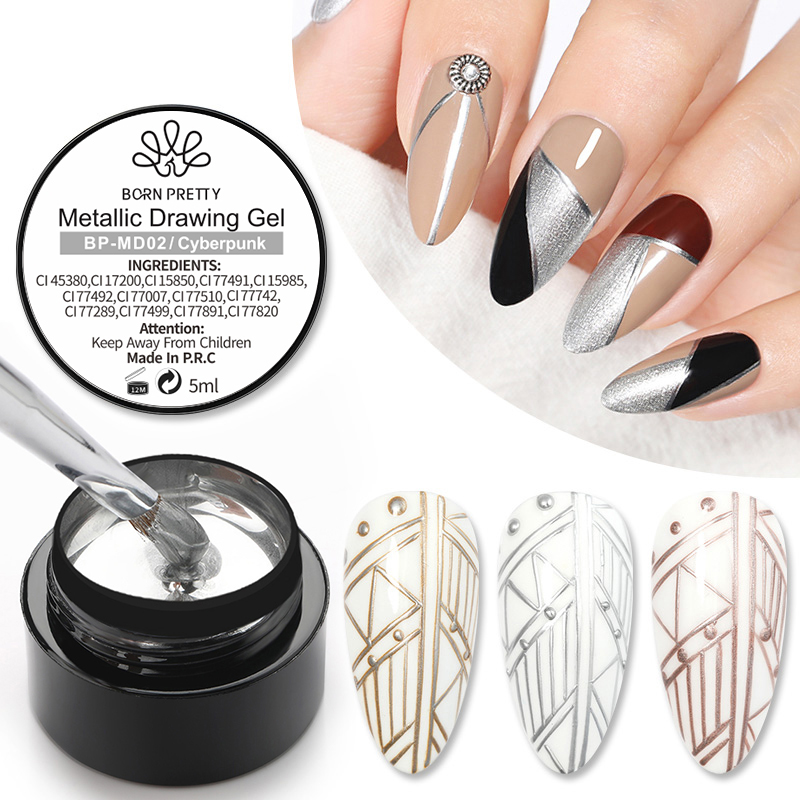 BORN PRETTY Esmalte em Gel Met - Resin Art Of Rose avaliação e preço