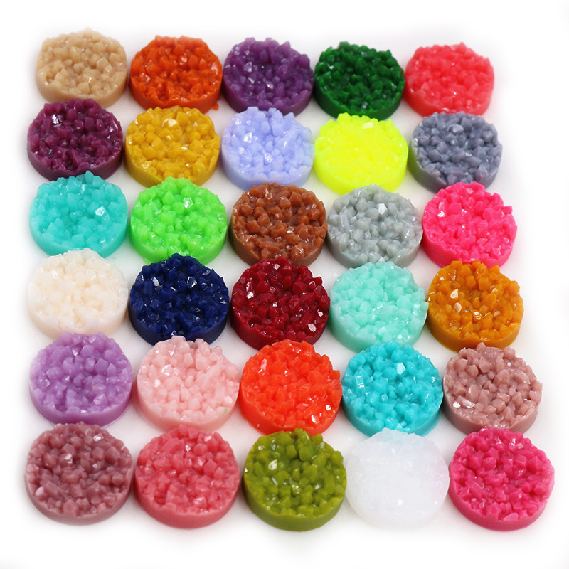 40 peças cabochões druzy de re - Resin Art Jewellery Kit avaliação e preço