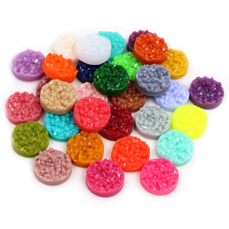 40 peças cabochões druzy de re - Resin Art Jewellery Kit avaliação e preço