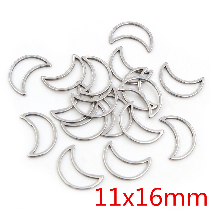 20pcs 3 Tamanho Charme Lua Our - Bezels Pendant Resin avaliação e preço
