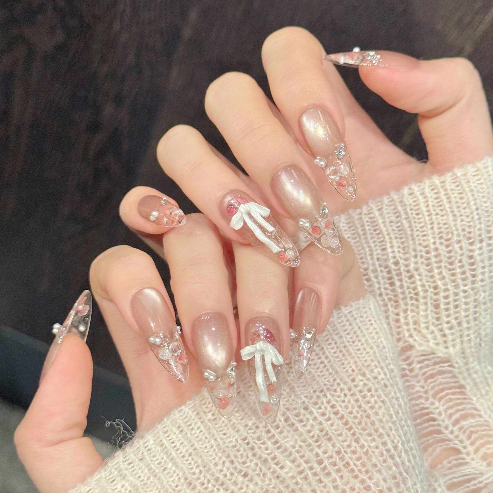 10 peças de unhas postiças lon - Resin Art Use avaliação e preço
