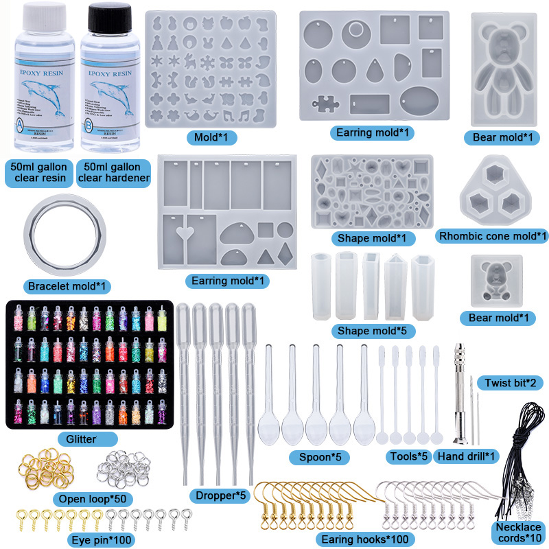 Moldes de silicone de resina e - Resin Art All avaliação e preço