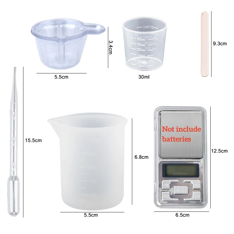 Kit de resina epóxi cristalina - Resin Art Use avaliação e preço