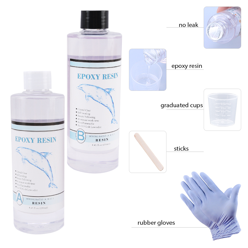 1:1 resina epóxi transparente  - Resin Art Kit For Beginners avaliação e preço