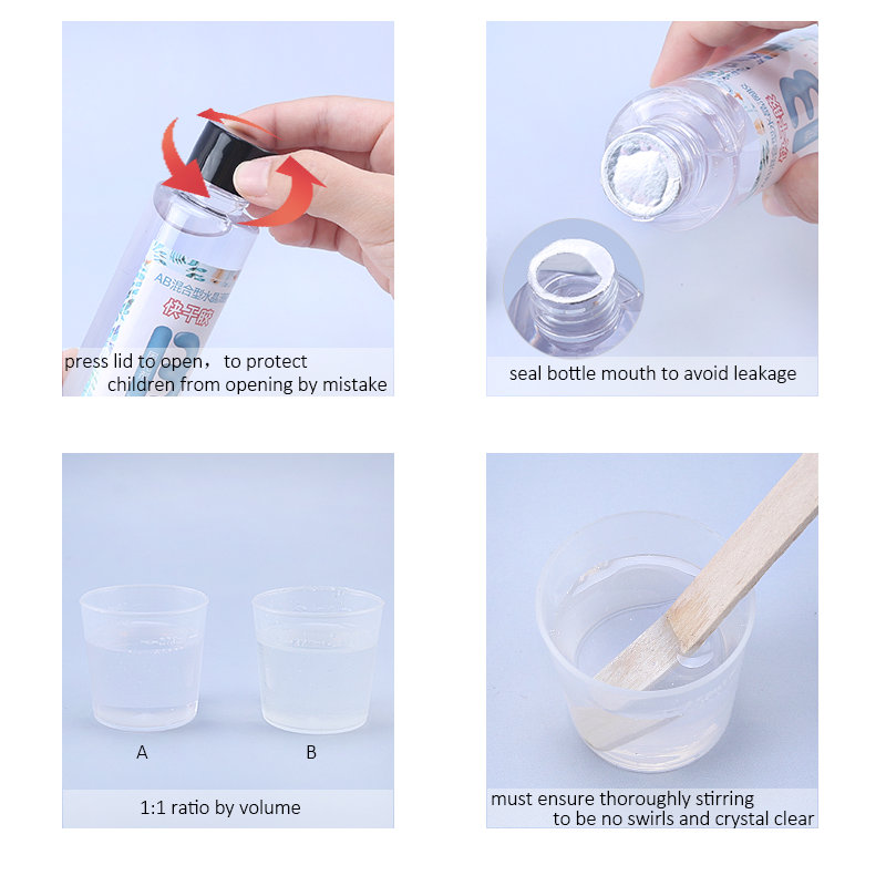 1:1 resina epóxi transparente  - Resin Art Kit For Beginners avaliação e preço