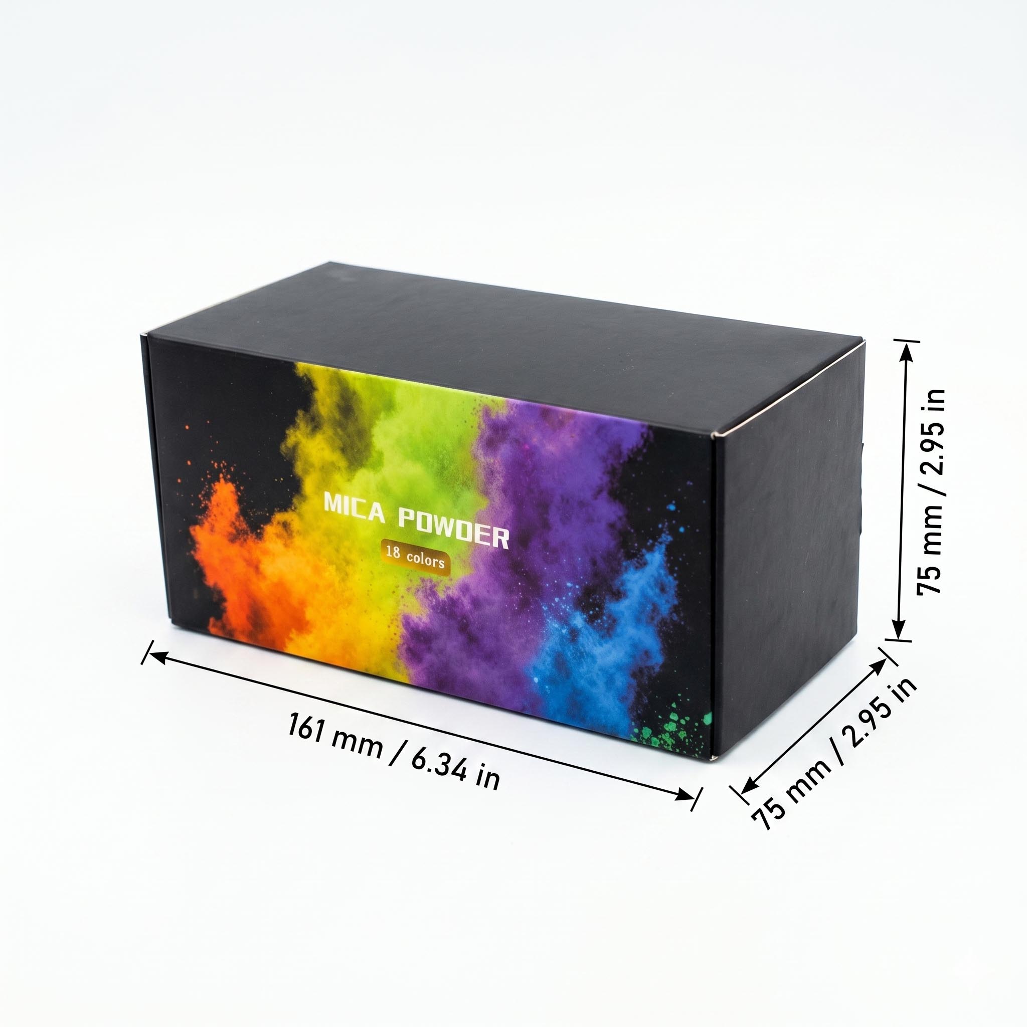 Conjunto de Pó de Mica com 18  - Mica Flake Resin avaliação e preço