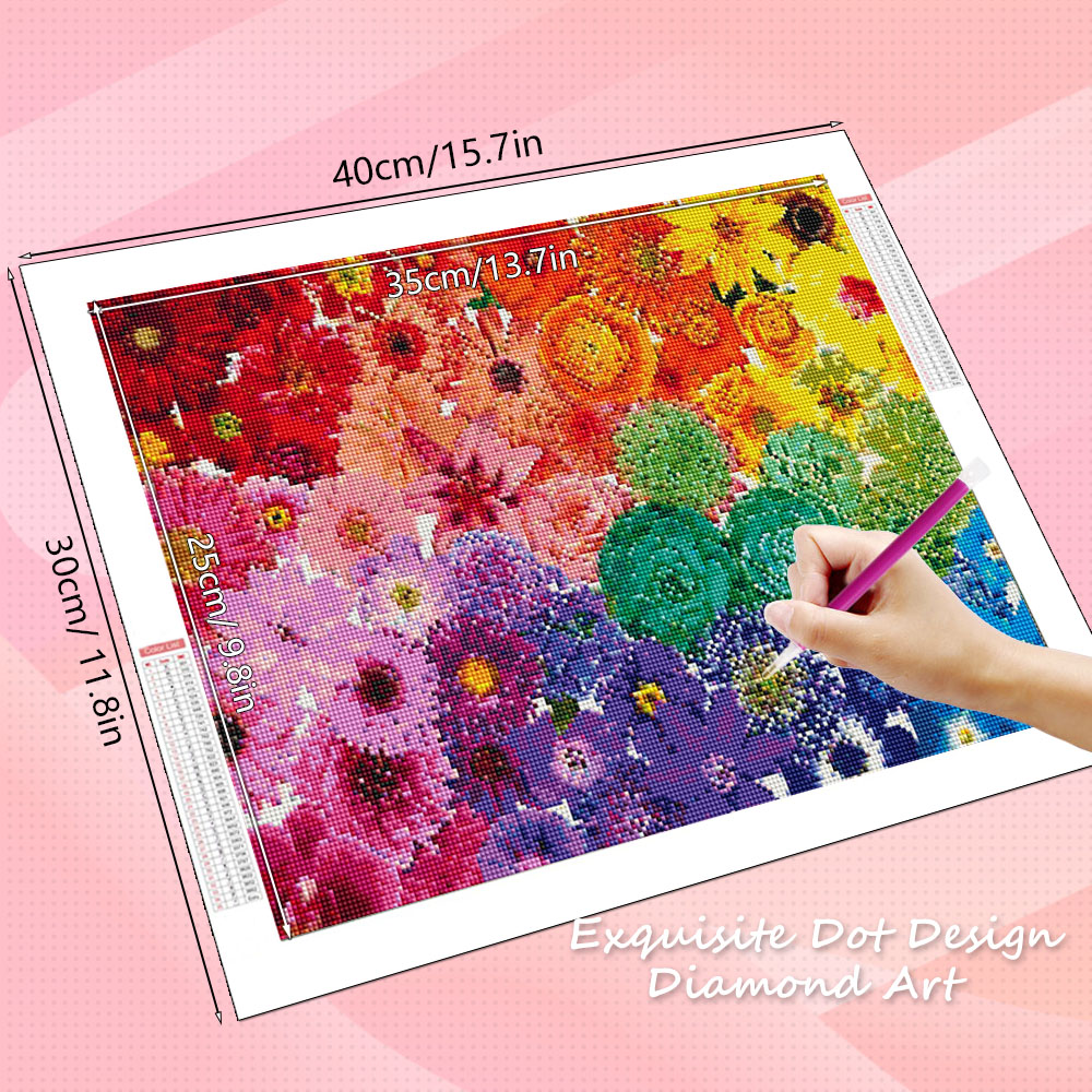 Kits de Arte em Diamante HUACA - Resin Art Of Rose avaliação e preço