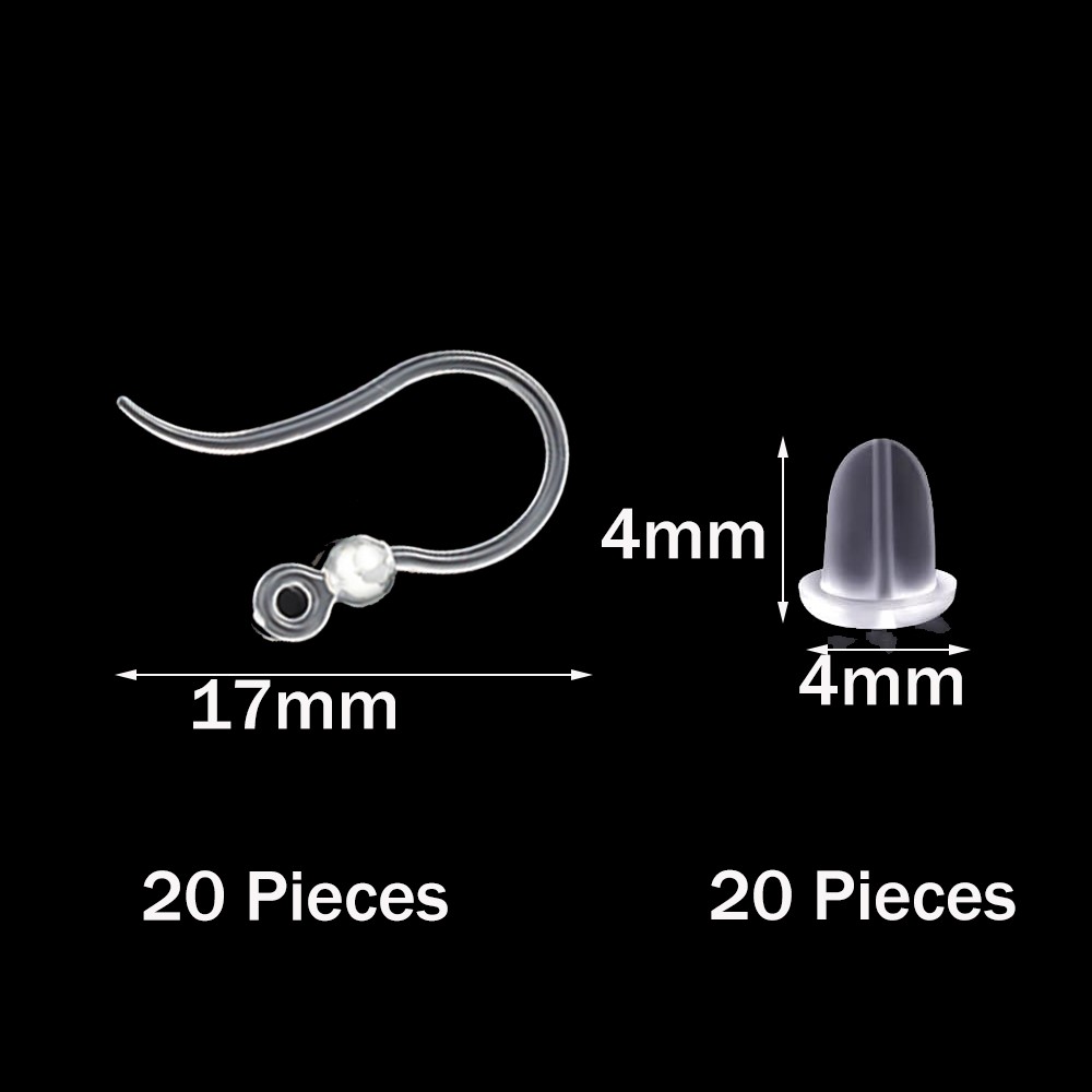 Ganchos de brinco de plástico  - Resin Art Kits For Adults avaliação e preço