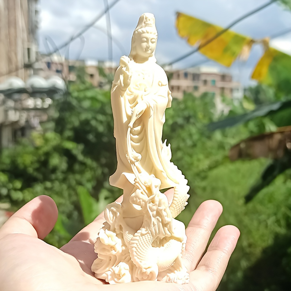 Estátua de Buda Guanyin em Res - Resin Art Aesthetic avaliação e preço