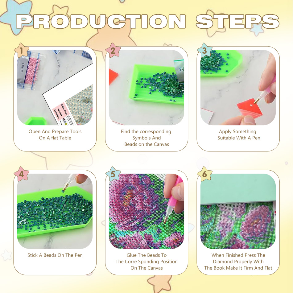 Kits de Pintura Diamante 5D CH - Resin Art Kit For Beginners avaliação e preço