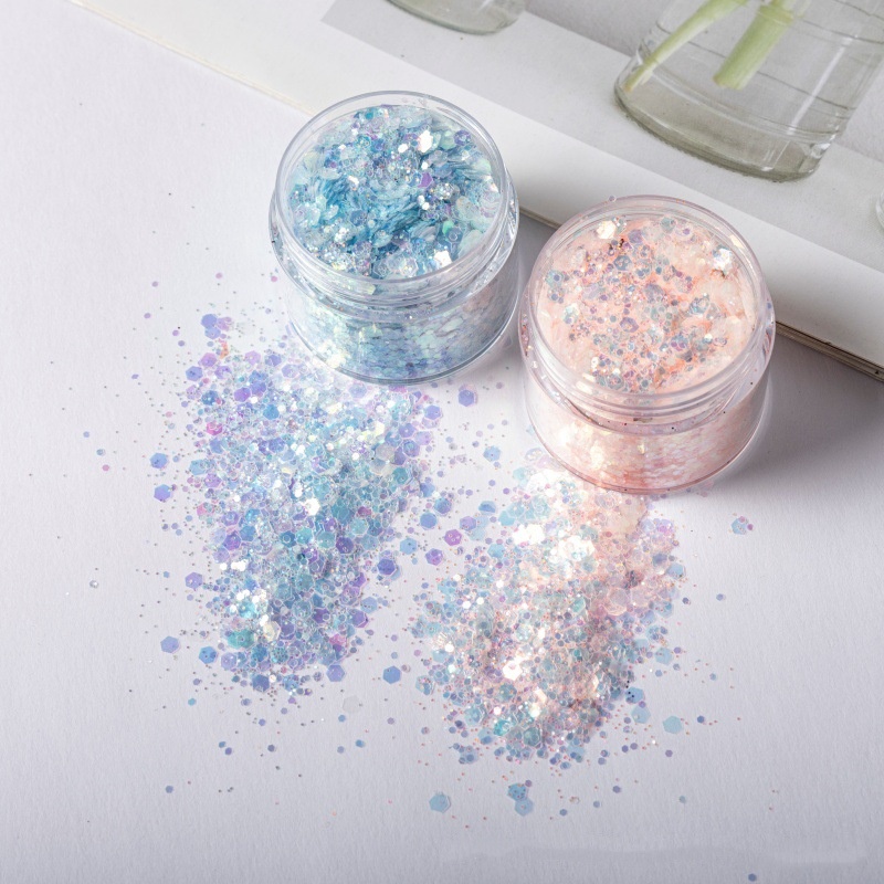 Conjunto de Glitter Holográfic - Mica Flake Resin avaliação e preço