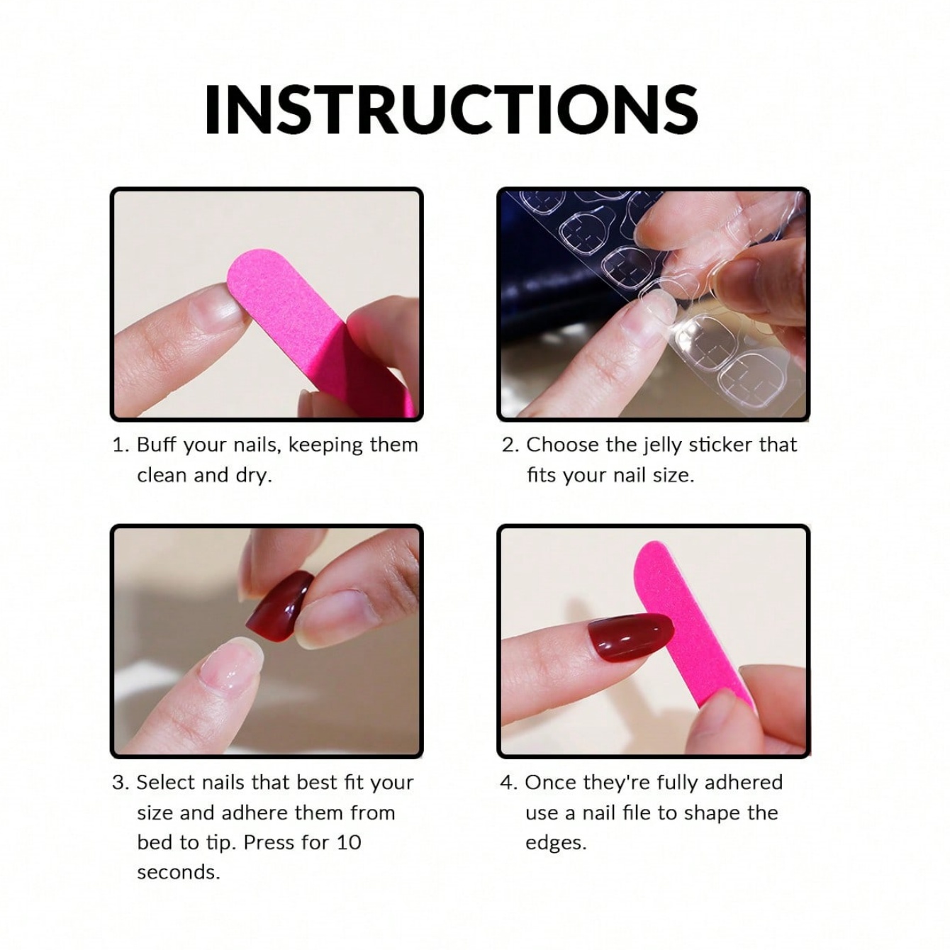 10 peças de unhas postiças cur - Resin Art Use avaliação e preço