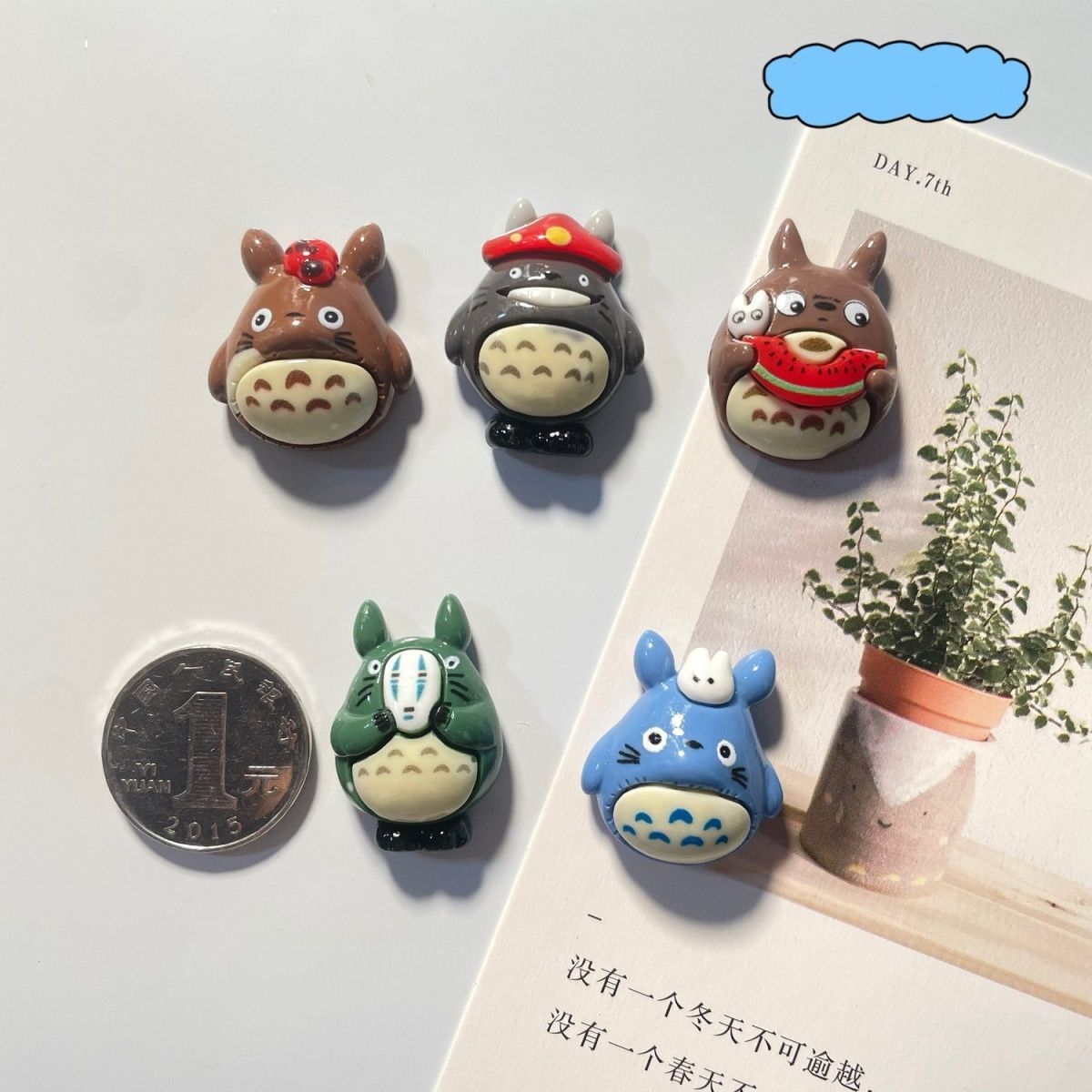 Imã de Geladeira de Resina Tot - Resin Art Anime avaliação e preço